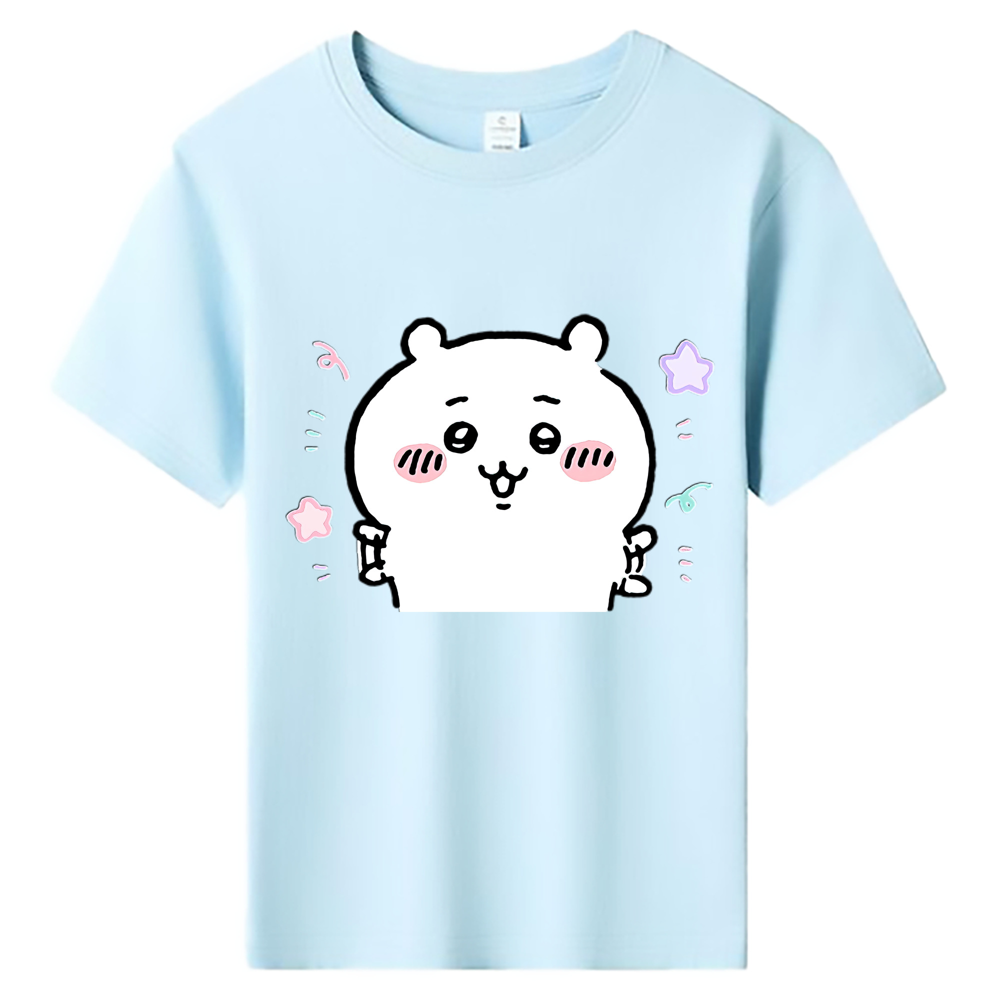 （画像用） ちいかわ ちいかわ Chii-kawa chiikawa 綿100％キッズTシャツ（フロントプリント）